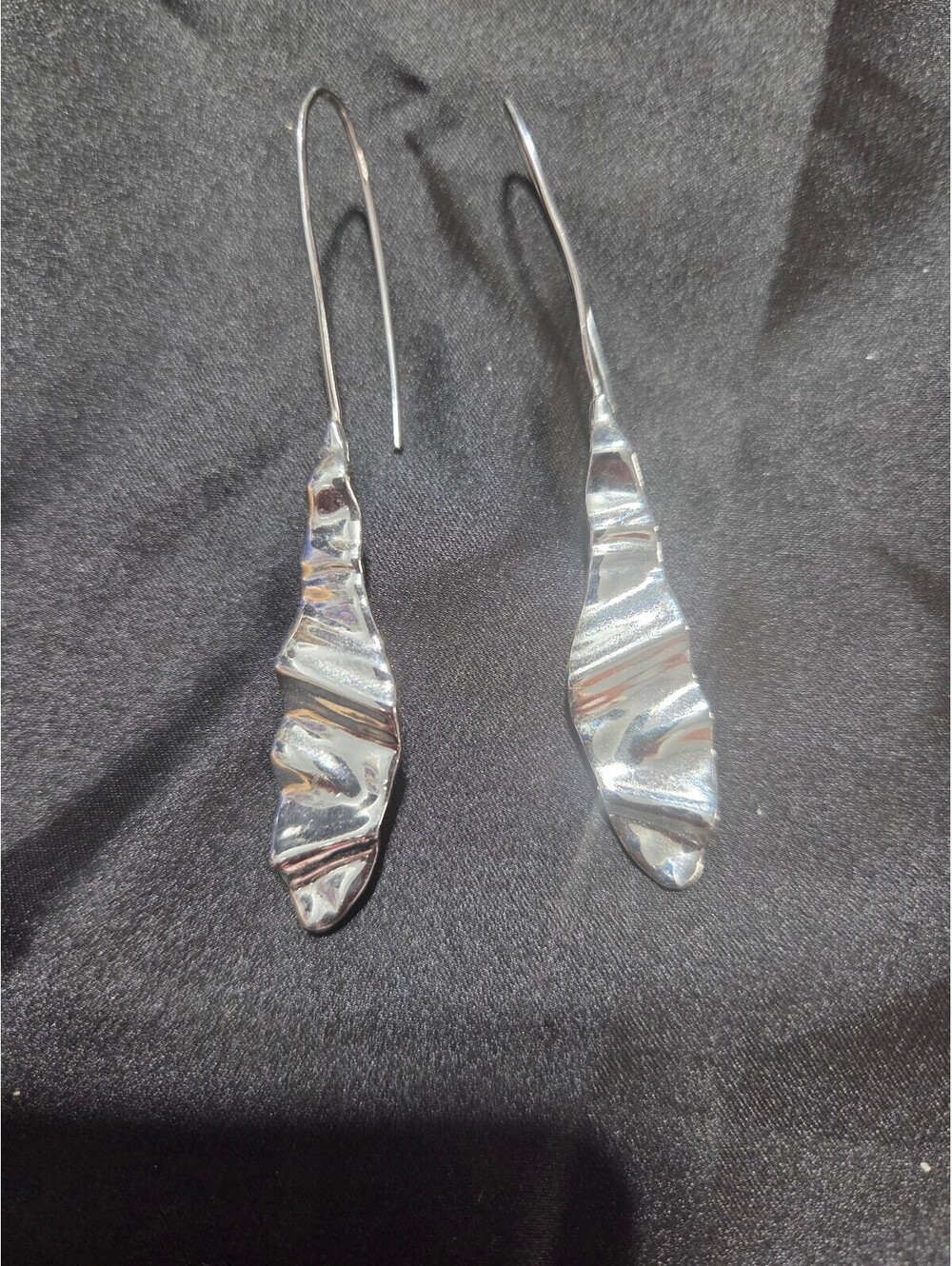 Silver Artsy Earrings